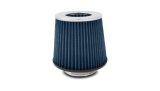 Vibrant Open Funnel Perf Air Filter (5in Cone O.D. x 5in Tall x 2.5in inlet I.D.) Chrome Filter Cap thumbnail 2