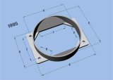 Vibrant MAF Sensor Adapter Plate for Mitsubishi applications use w/ 4.5in Inlet I.D. filters only thumbnail 2
