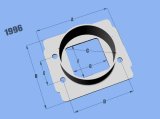 Vibrant MAF Sensor Adapter Plate Toyota w/ Bosch MAF Sensor w/ 3in ID filter only thumbnail 1