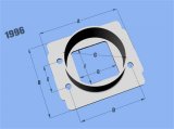 Vibrant MAF Sensor Adapter Plate Toyota w/ Bosch MAF Sensor w/ 3in ID filter only thumbnail 3