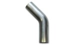 Vibrant 2.375in OD T304 SS 45 Deg Mandrel Bend 6in Leg Length thumbnail 2