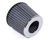Vibrant Open Funnel Perf Air Filter (5in Cone O.D. x 5in Tall x 3in inlet I.D.) - Chrome Filter Cap thumbnail 7
