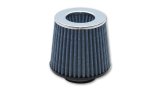 Vibrant Open Funnel Perf Air Filter (5in Cone O.D. x 5in Tall x 4.5in inlet I.D.) Chrome Filter Cap thumbnail 7
