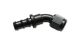 Vibrant -10AN Push-On 45 Deg Hose End Fitting - Aluminum thumbnail 3