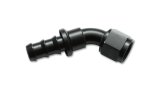 Vibrant -10AN Push-On 45 Deg Hose End Fitting - Aluminum thumbnail 7