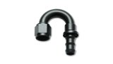 Vibrant -6AN Push-On 180 Deg Hose End Fitting - Aluminum thumbnail 7