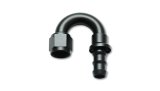 Vibrant -8AN Push-On 180 Deg Hose End Fitting - Aluminum thumbnail 3