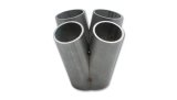 Vibrant 4 into 1 SS Turbo Mani Collector for All T4 in Flange 48mm Pipe OD 4.75in tall 78mmx64mm out thumbnail 7