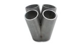 Vibrant 4 into 1 SS Turbo Manifold Merge Collector for T4 Divided Flange (48mm Pipe OD 4.5in tall) thumbnail 3