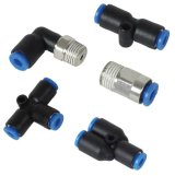 Vibrant Male Straight Pneumatic Vacuum Fitting 1/8in NPT Thread for use with 3/8in 9.5mm OD tubing thumbnail 5