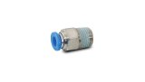 Vibrant Male Straight Pneumatic Vacuum Fitting 1/8in NPT Thread for use with 3/8in 9.5mm OD tubing thumbnail 7