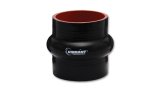 Vibrant 4 Ply Reinforced Silicone Hump Hose Connector - 2.5in I.D. x 3in long (BLACK) thumbnail 4