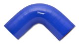Vibrant 4 Ply Reinforced Silicone Elbow Connector - 2in I.D. - 90 deg. Elbow (BLUE) thumbnail 1