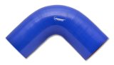 Vibrant 4 Ply Reinforced Silicone Elbow Connector - 2in I.D. - 90 deg. Elbow (BLUE) thumbnail 3