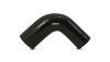 Vibrant 4 Ply Reinforced Silicone 90 degree Transition Elbow - 2.5in I.D. x 3in I.D. (BLACK) thumbnail 6