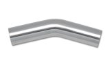 Vibrant 2.5in O.D. Universal Aluminum Tubing (30 degree Bend) - Polished thumbnail 2