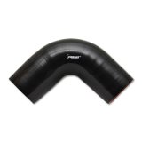 Vibrant 4 Ply Reinforced Silicone Elbow Connector - 1.75in I.D. - 90 deg. Elbow (BLACK) thumbnail 7