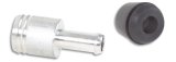 Vibrant 19mm (3/4in) O.D. Aluminum Vacuum Hose Fitting (includes Rubber Grommet) thumbnail 1