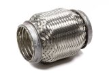 Vibrant SS Turbo FLEX Coupling with Interlock Liner 2in inlet/outlet x 4in long thumbnail 7