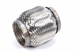 Vibrant SS Turbo FLEX Coupling with Interlock Liner 2.25in inlet/outlet x 4in long thumbnail 7