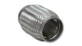 Vibrant SS Flex Coupling with Inner Braid Liner 1.5in inlet/outlet x 6in flex length thumbnail 8