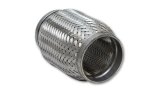 Vibrant SS Flex Coupling with Inner Braid Liner 2.25in inlet/outlet x 4in flex length thumbnail 1