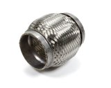 Vibrant SS Flex Coupling with Inner Braid Liner 2.5in inlet/outlet x 4in flex length thumbnail 7