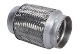 Vibrant SS Flex Coupling with Inner Braid Liner 3in inlet/outlet x 6in long thumbnail 7