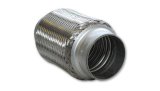 Vibrant SS Flex Coupling without Inner Liner 2in inlet/outlet x 4in long thumbnail 1