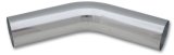 Vibrant 3.25in O.D. Universal Aluminum Tubing (45 Degree) 3.25in CLR 5in Leg Length thumbnail 3