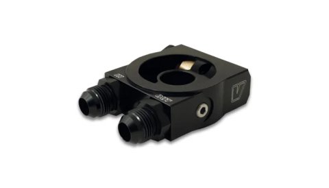 Vibrant Thermostatic Oil Cooler Sandwich Adapter w/Thermostat thumbnail 6
