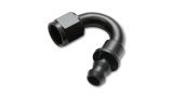 Vibrant -8AN Push-On 150 Deg Hose End Fitting - Aluminum thumbnail 2