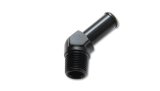 Vibrant 3/4 NPT to 3/4in Barb Straight Fitting 45 Deg Adapter - Aluminum thumbnail 7