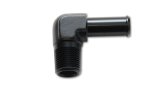 Vibrant 1/8 NPT to 1/4in Barb Straight Fitting 90 Deg Adapter - Aluminum thumbnail 3