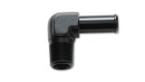 Vibrant 3/4 NPT to 3/4in Barb Straight Fitting 90 Deg Adapter - Aluminum thumbnail 1