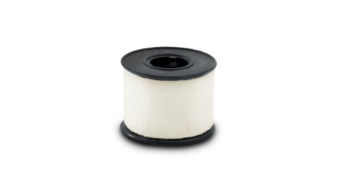 Vibrant 2 Meter (6-1/2 Feet) Roll of White Adhesive Clean Cut Tape thumbnail 4