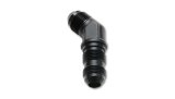 Vibrant -4AN Bulkhead Adapter 45 Degree Elbow Fitting - Anodized Black Only thumbnail 5