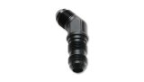Vibrant -12AN Bulkhead Adapter 45 Degree Elbow Fitting - Anodized Black Only thumbnail 4