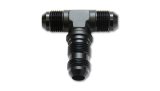 Vibrant -8AN Bulkhead Adapter Tee Fitting - Anodized Black Only thumbnail 5