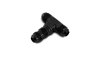 Vibrant -12AN Bulkhead Adapter Tee Fitting - Anodized Black Only thumbnail 8