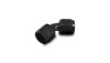 Vibrant -4AN X -4AN Female Flare Swivel 45 Deg Fitting ( AN To AN ) -Anodized Black Only thumbnail 6