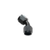 Vibrant -6AN X -6AN Female Flare Swivel 45 Deg Fitting ( AN To AN ) -Anodized Black Only thumbnail 7