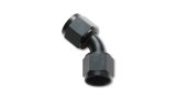 Vibrant -12AN X -12AN Female Flare Swivel 45 Deg Fitting (AN To AN) -Anodized Black Only thumbnail 3