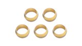 Vibrant Brass Olive Inserts 5/16in - Pack of 5 thumbnail 1