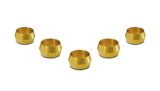 Vibrant Brass Olive Inserts 5/16in - Pack of 5 thumbnail 3