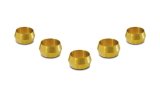 Vibrant Brass Olive Inserts 3/8in - Pack of 5 thumbnail 1