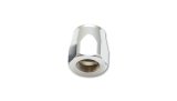 Vibrant -4AN Hose End Socket - Silver thumbnail 4