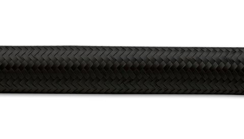 Vibrant -20 AN Black Nylon Braided Flex Hose (20 foot roll)