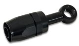 Vibrant -8AN Banjo Hose End Fitting for use with M10 or 3/8in Banjo Bolt - Aluminum Black thumbnail 3
