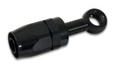 Vibrant -10AN Banjo Hose End Fitting for use with M12 or 7/16in Banjo Bolt - Aluminum Black thumbnail 3